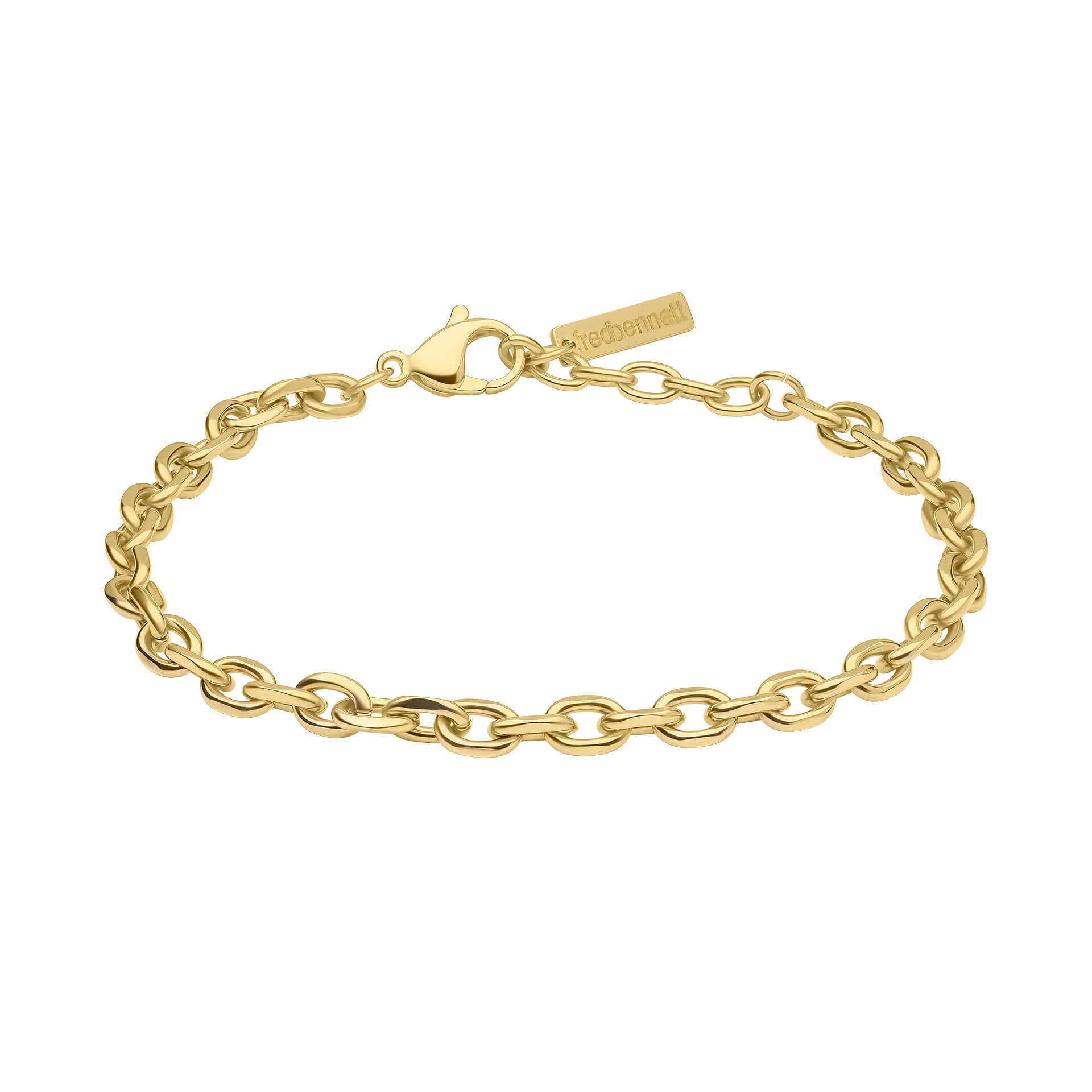 Fred Bennett Stainless Steel Cable Link Bracelet