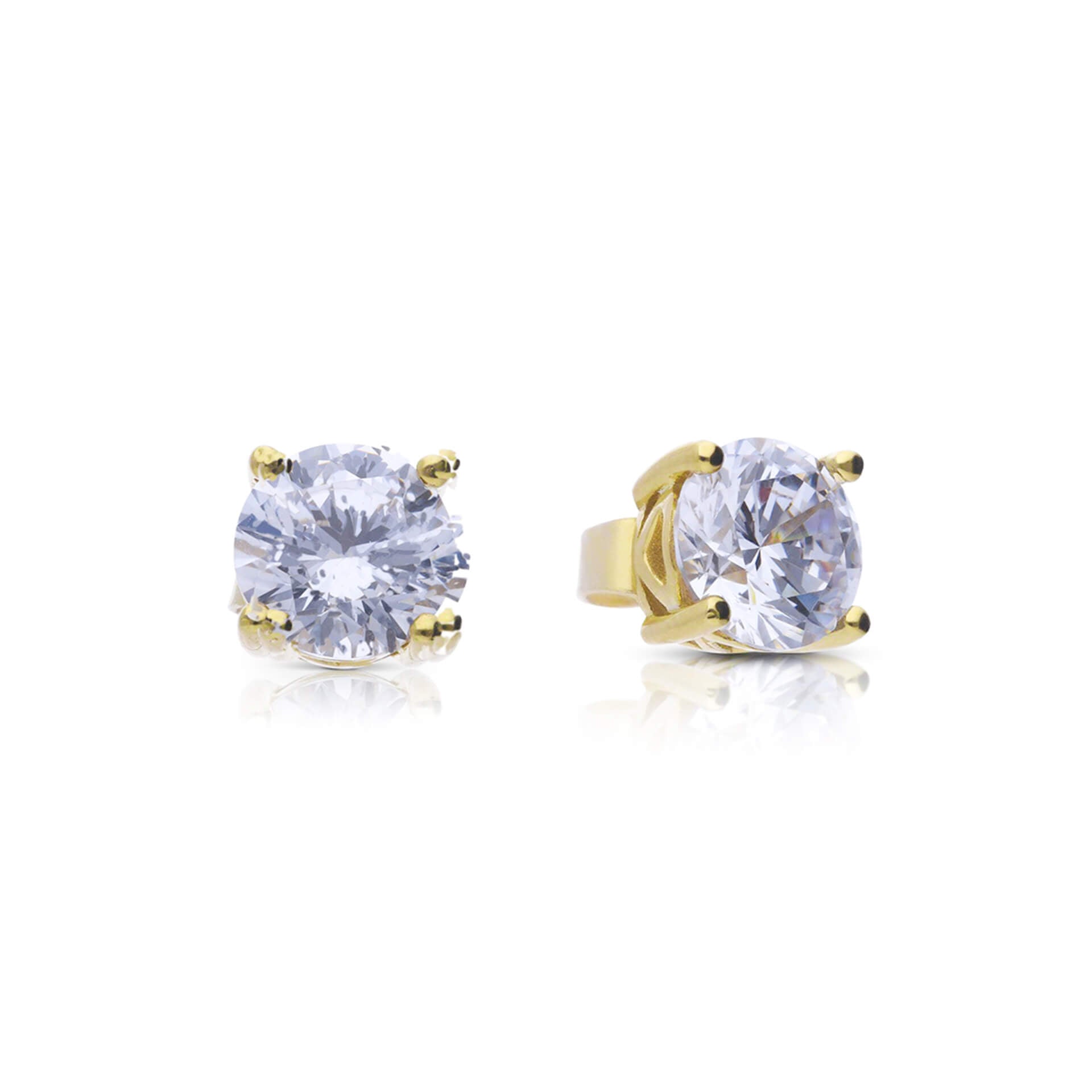 Diamonfire Four Claw Carat Stud Earrings