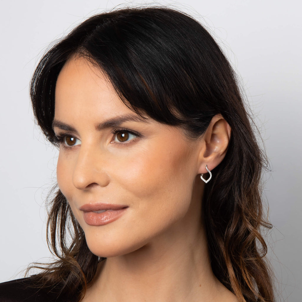 Diamonfire Cluster Cut Out Earrings