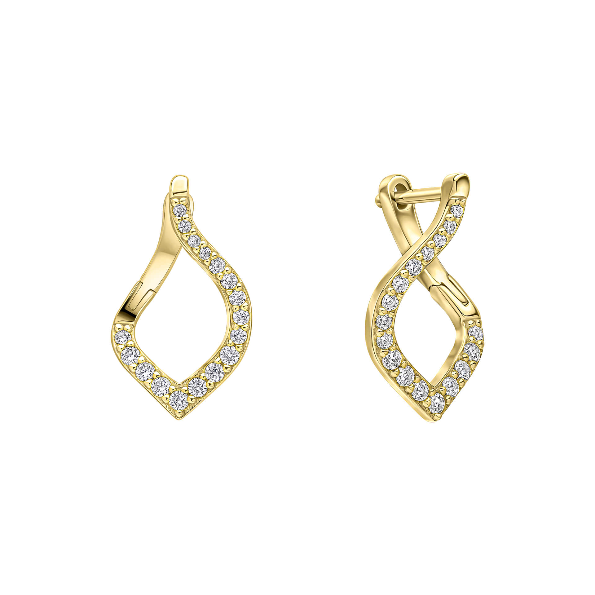 Diamonfire Cluster Cut Out Earrings