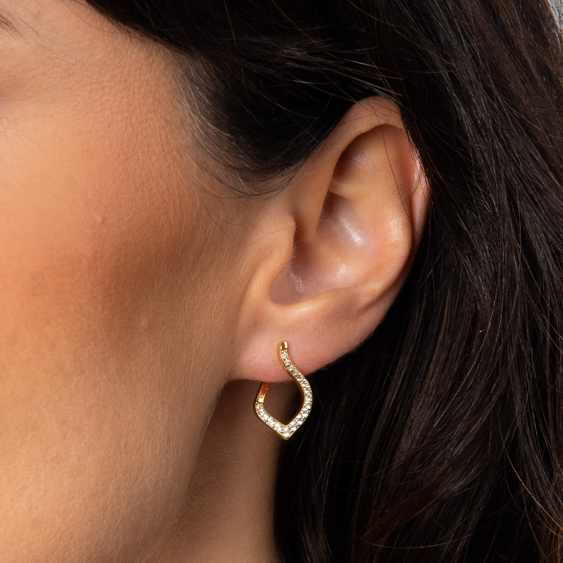 Diamonfire Cluster Cut Out Earrings