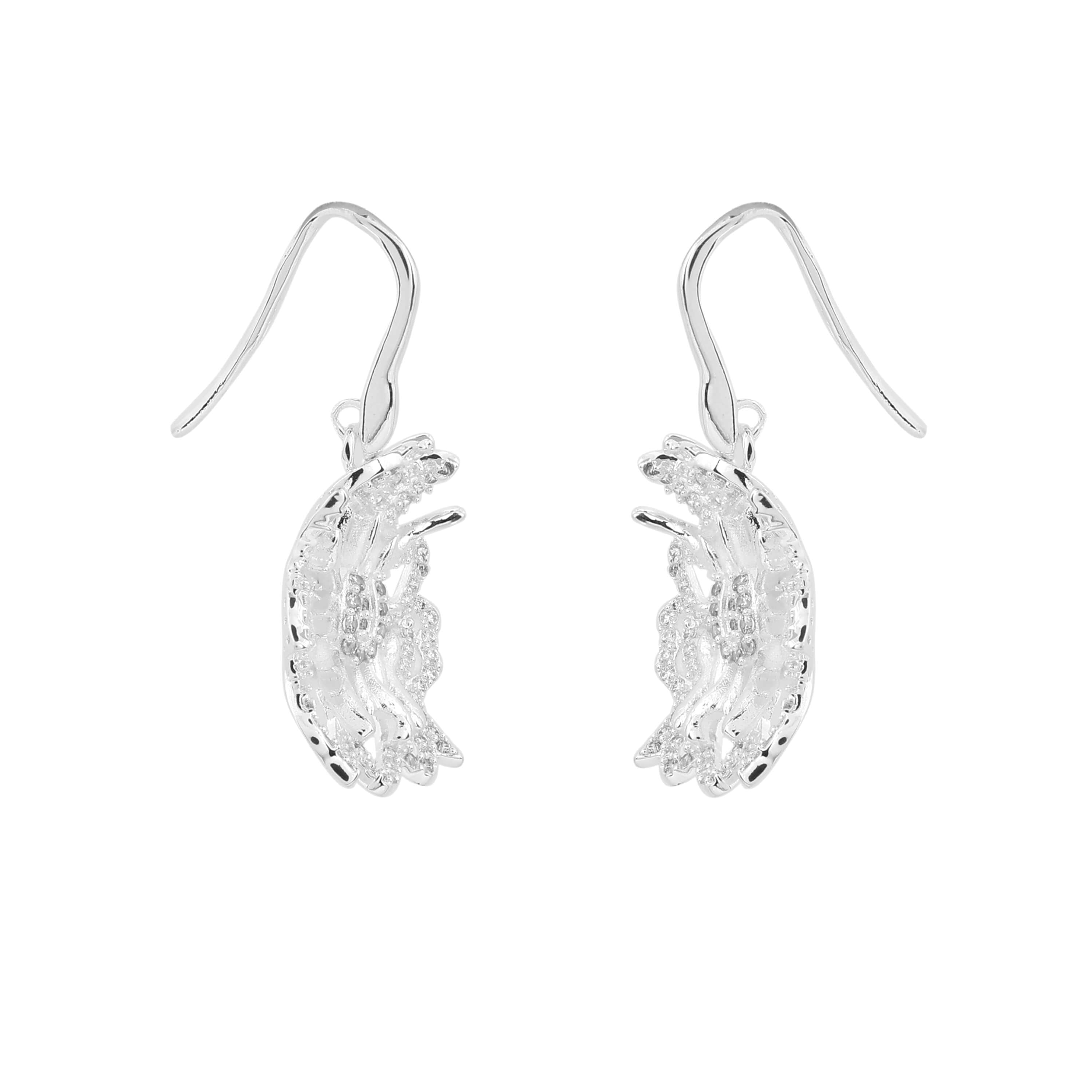 Laura Ashley Fashion Redford Vine Flower Earrings