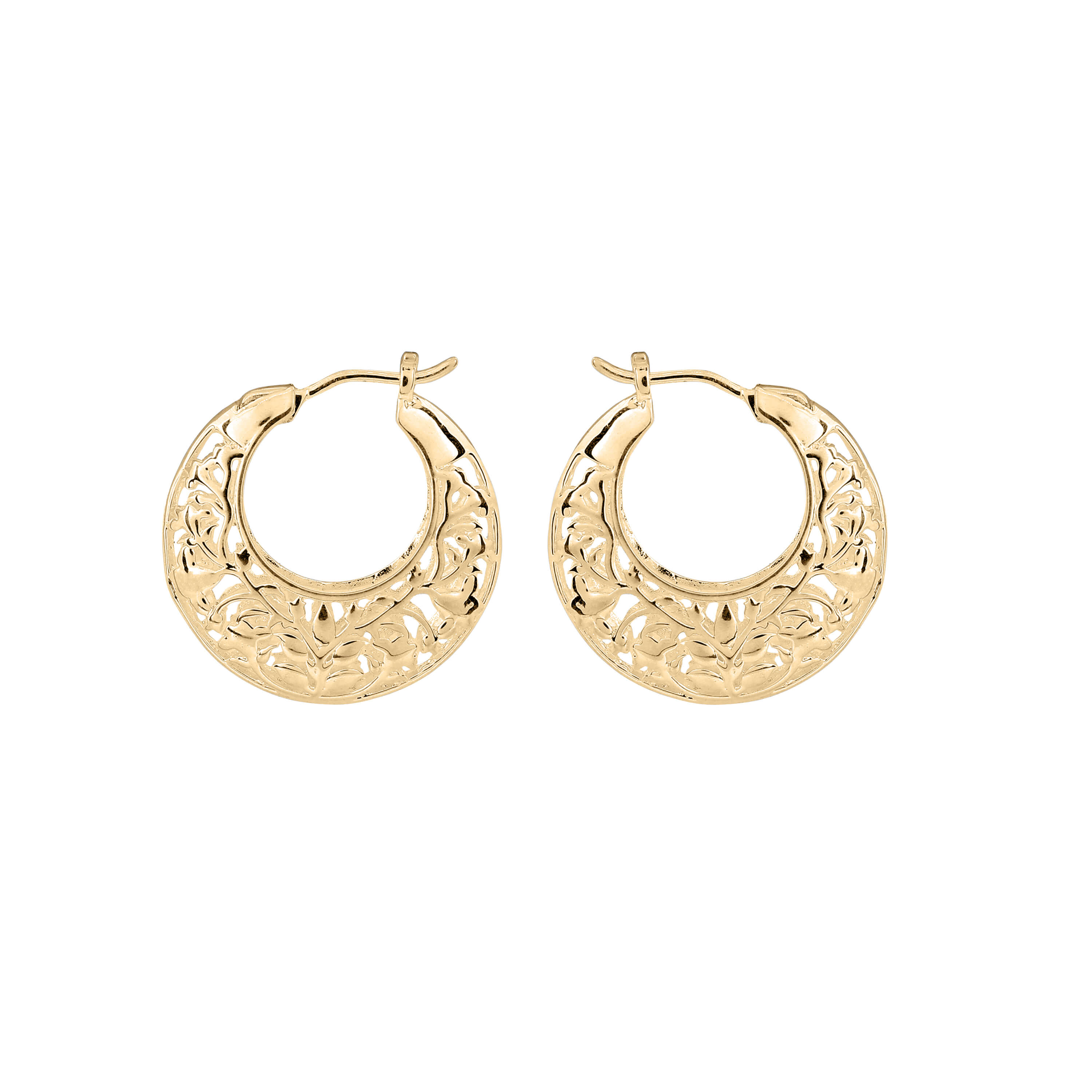 Laura Ashley Fashion Powley Lace Hoop Earrings