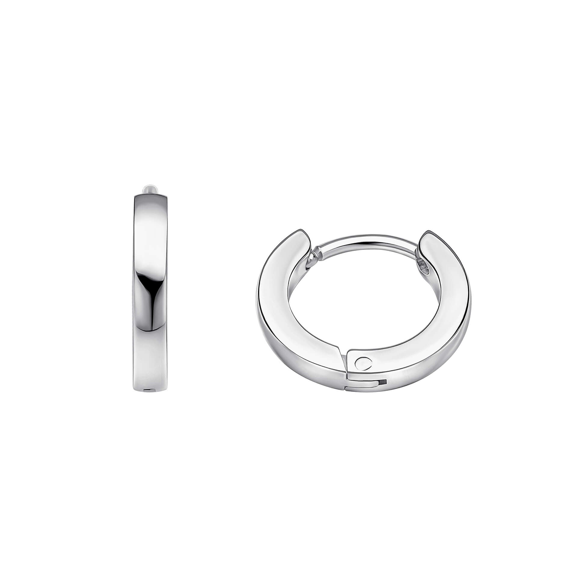 Fred Bennett Smaller Fit Stainless Steel Hoop Earrings