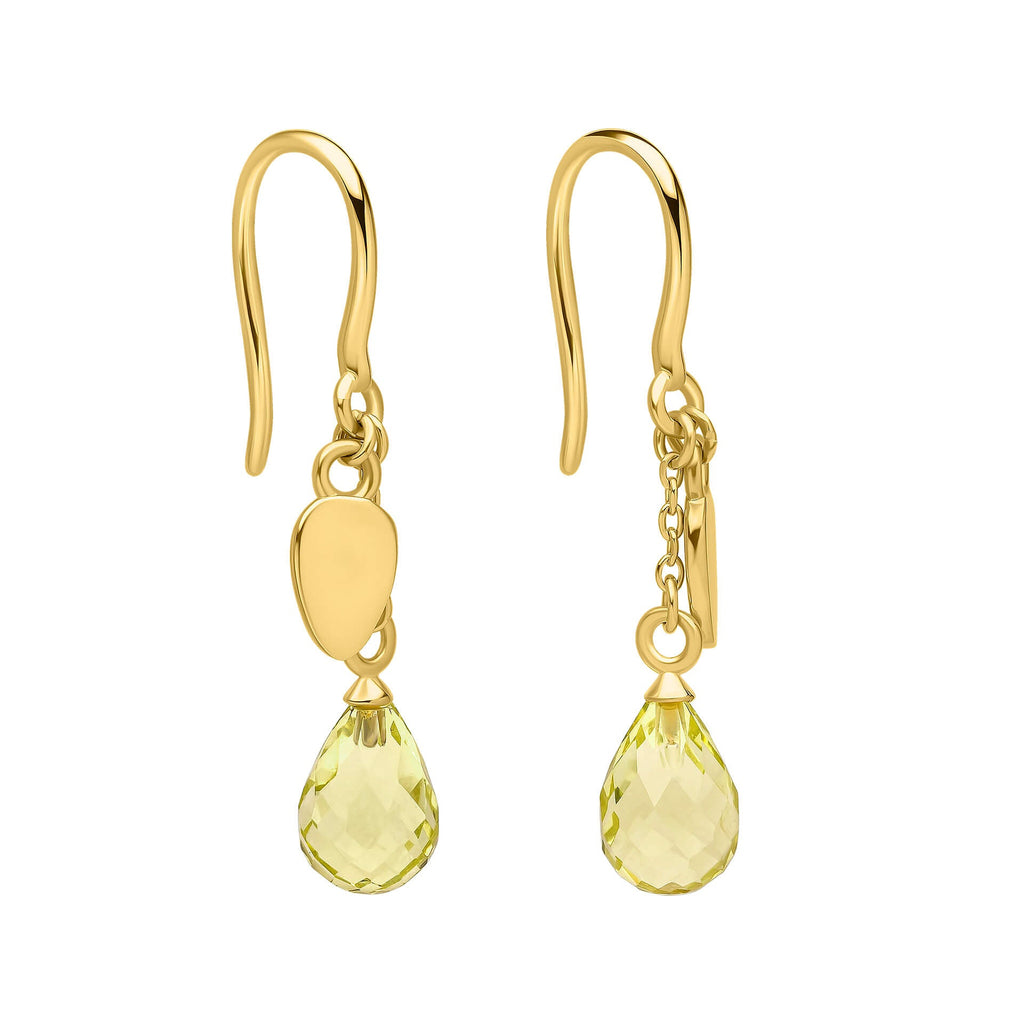 Laura Ashley Silver Everingham Meadow Semi-Precious Briolette Earrings
