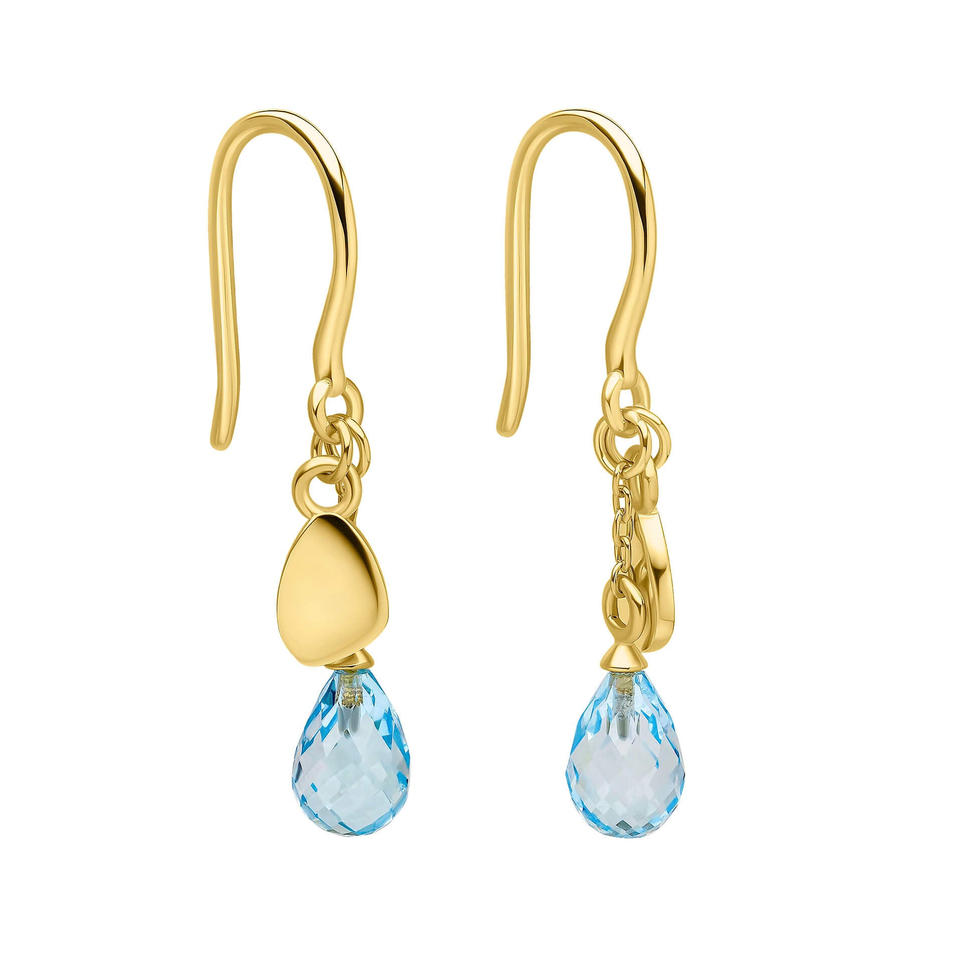 Laura Ashley Silver Everingham Meadow Semi-Precious Briolette Earrings