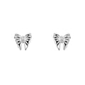 Laura Ashley Silver Kids Milda Bow Stud Earrings