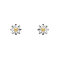 Laura Ashley Silver Kids Everingham Meadow Daisy Stud Earrings