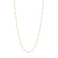 Elements Gold Diamond Cut Station Necklace