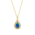Elements Gold Opal Doublet Teardrop Pendant