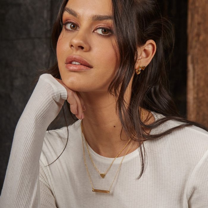 Beginnings Engravable Bar Necklace