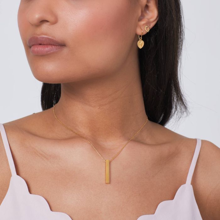Beginnings Vertical Bar Necklace
