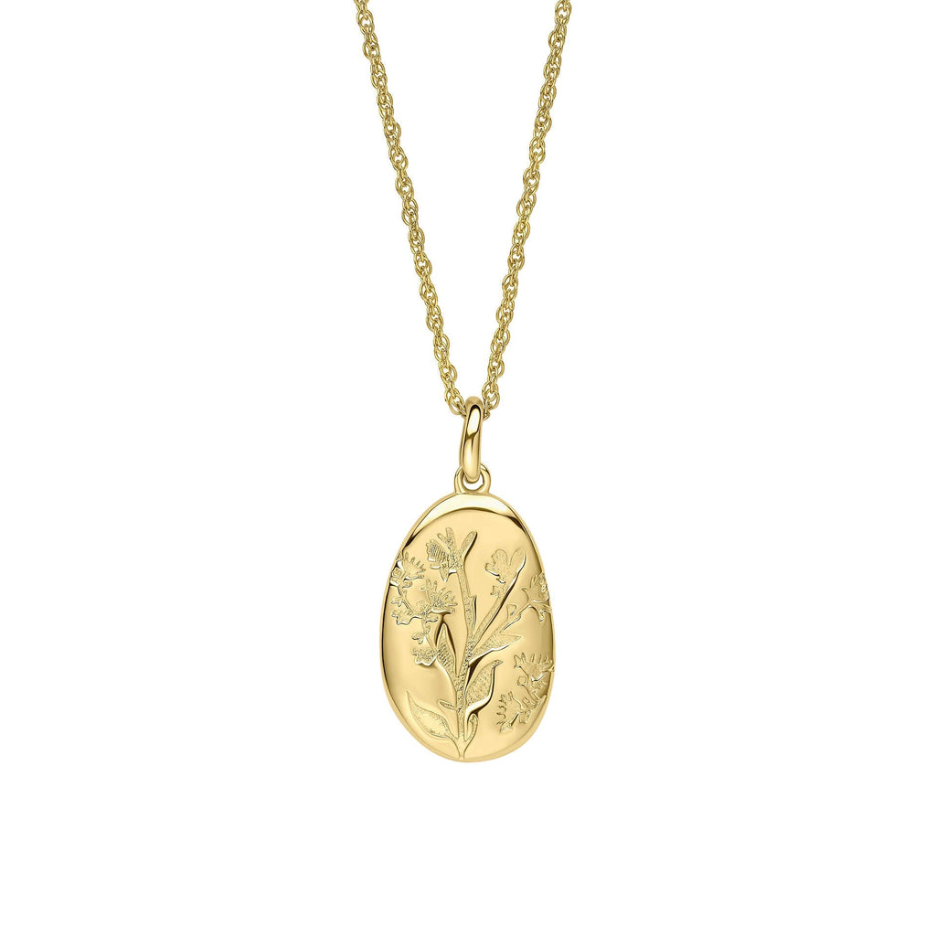 Laura Ashley Silver Farlington Flowers Necklace
