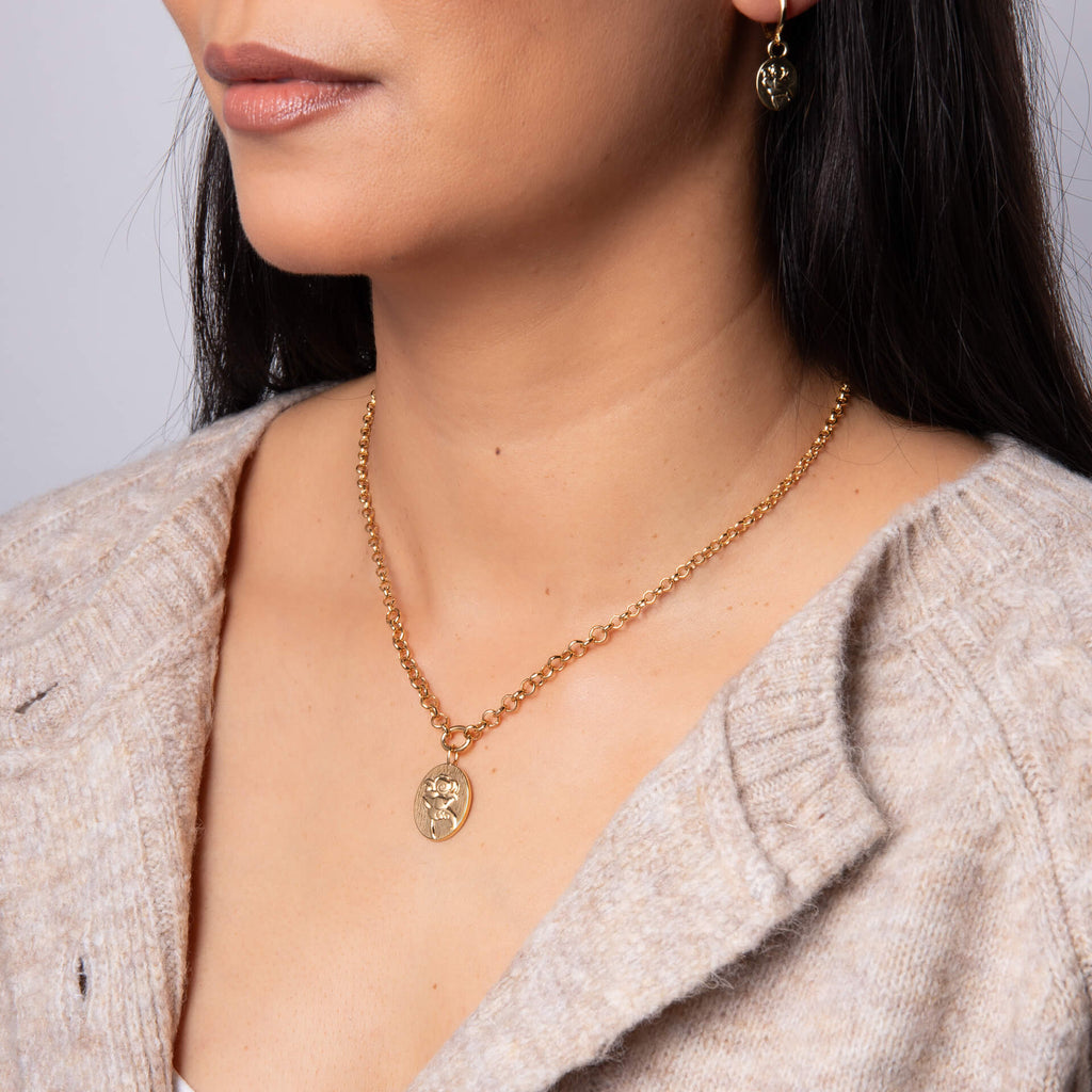 Laura Ashley Fashion Baythorne Roses Necklace