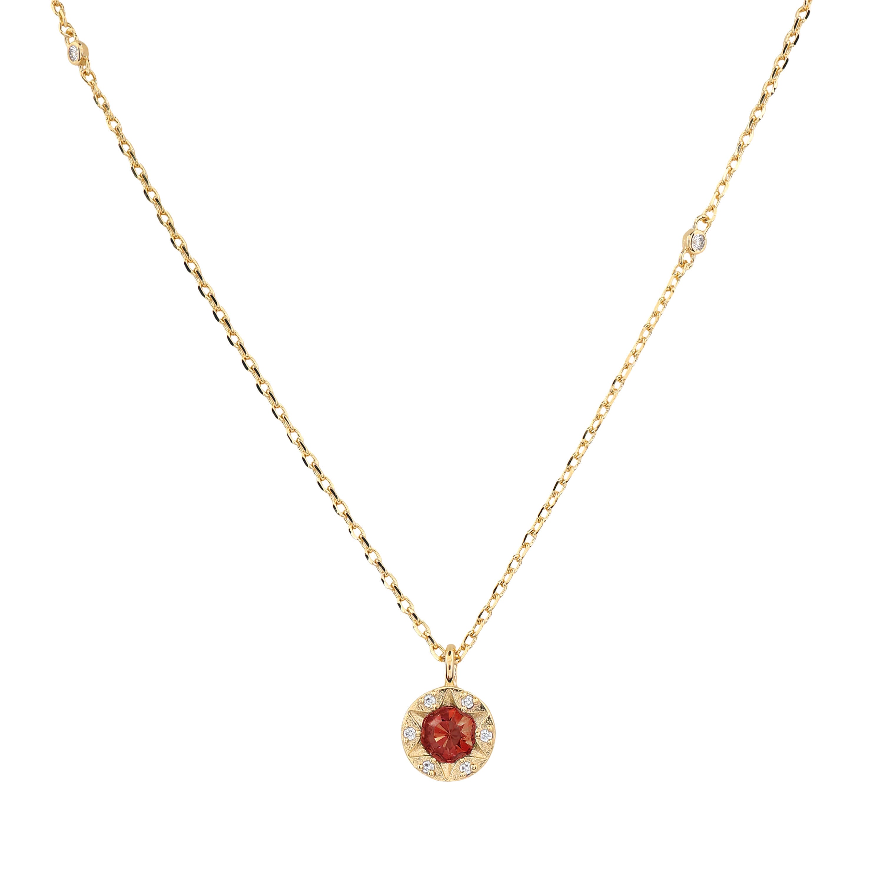 Laura Ashley Fashion Bowen Star Crystal Necklace
