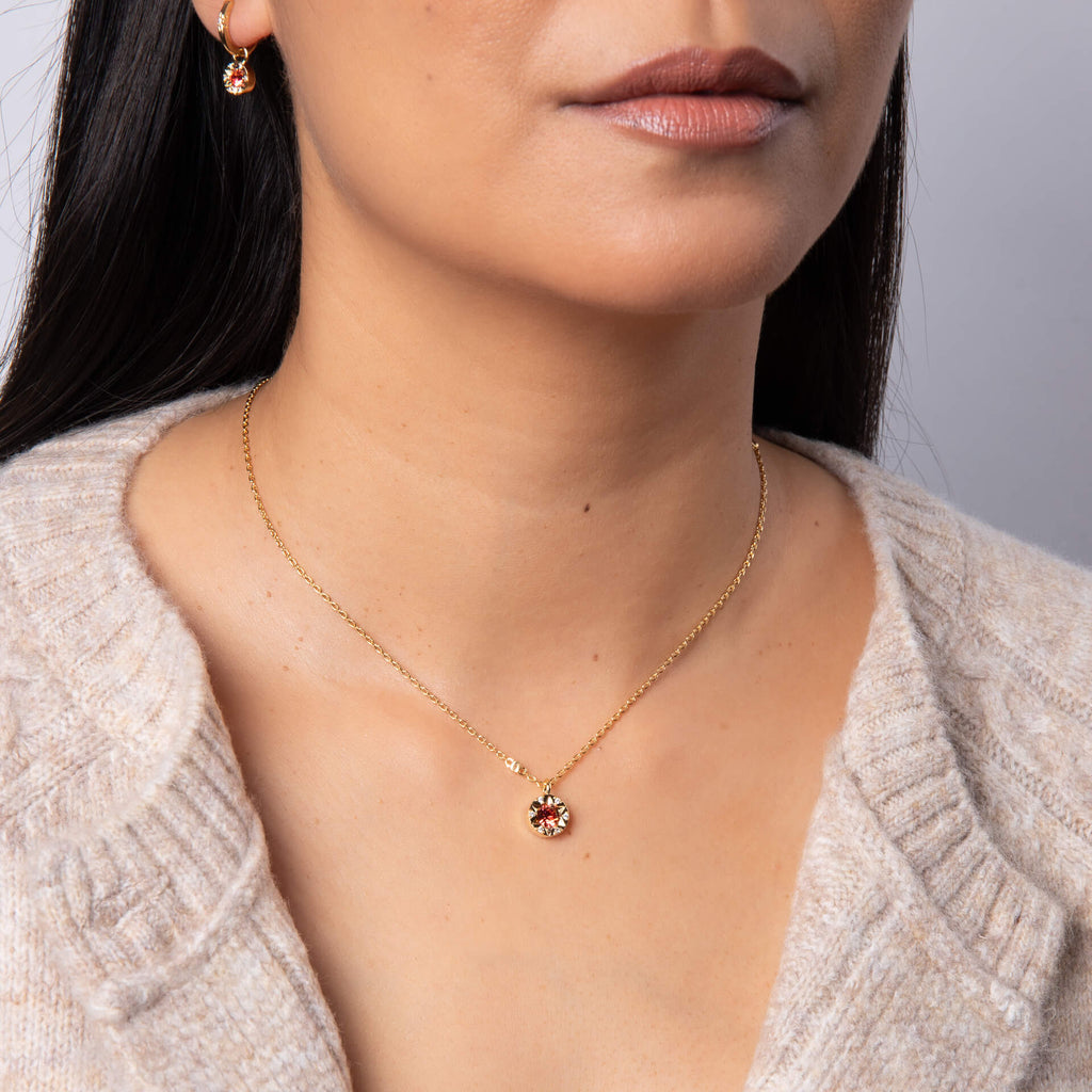 Laura Ashley Fashion Bowen Star Crystal Necklace