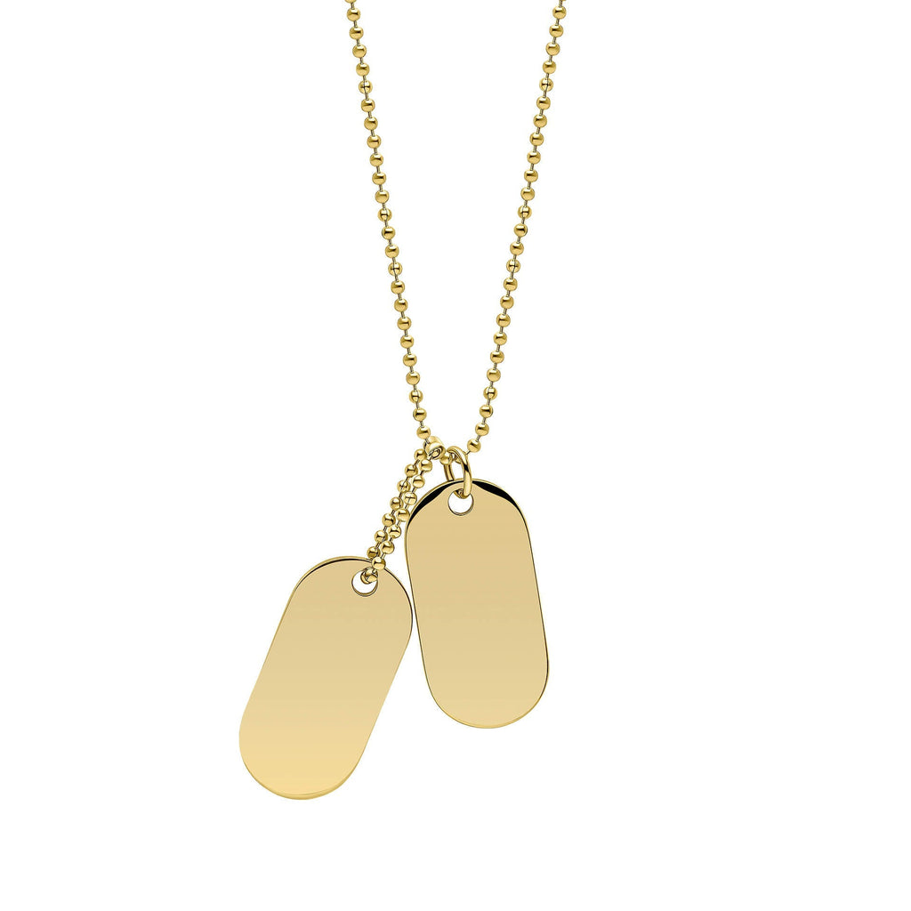 Fred Bennett Double Oval Dog Tag Necklace