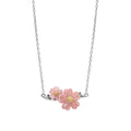 Laura Ashley Silver Cherry Blossom Ditsy Necklace