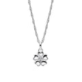 Laura Ashley Silver Riverly Ditsy Pave Flower Necklace