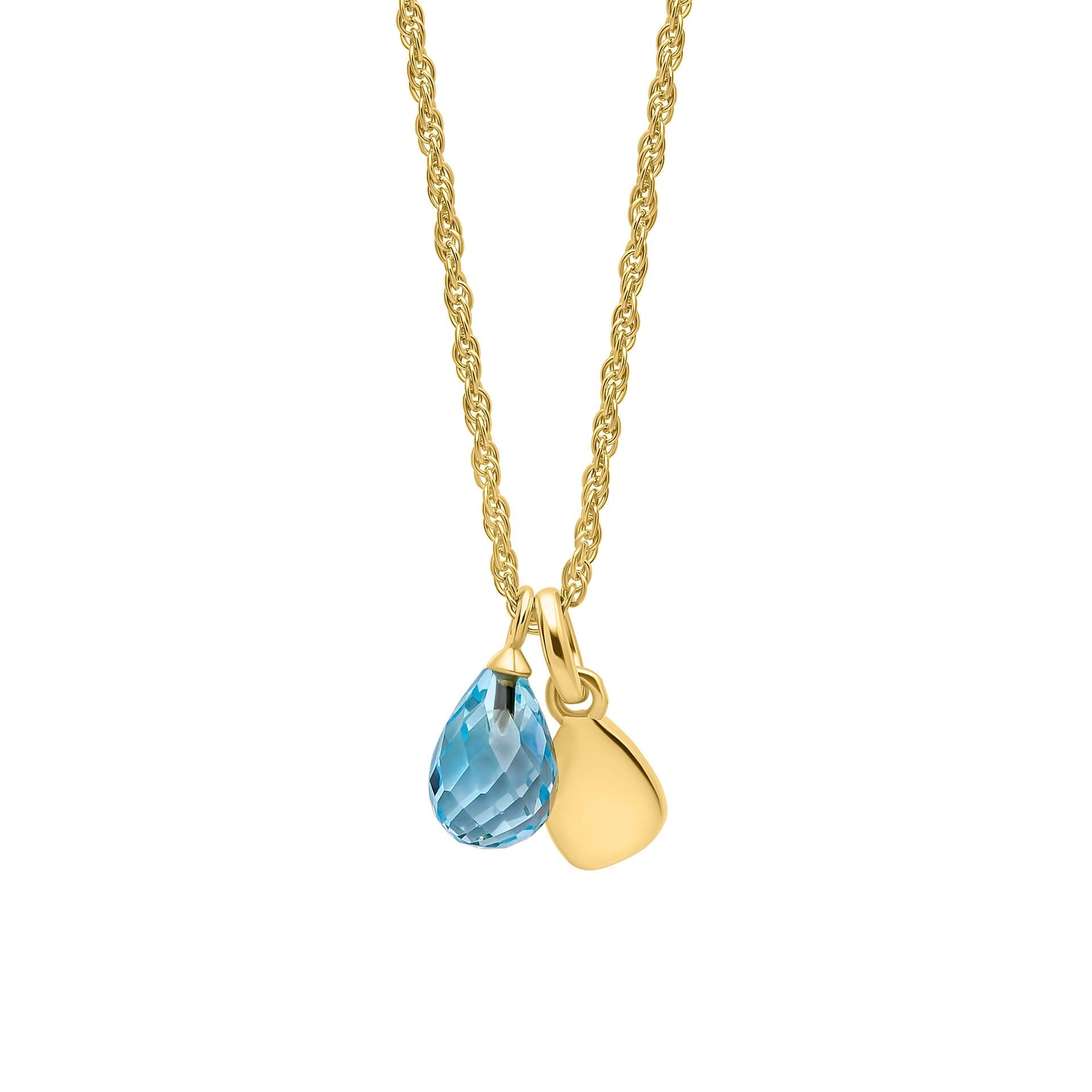 Laura Ashley Silver Everingham Meadow Semi-Precious Briolette Necklace