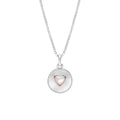 Laura Ashley Silver Kids Rosmere Love Heart Slider Locket