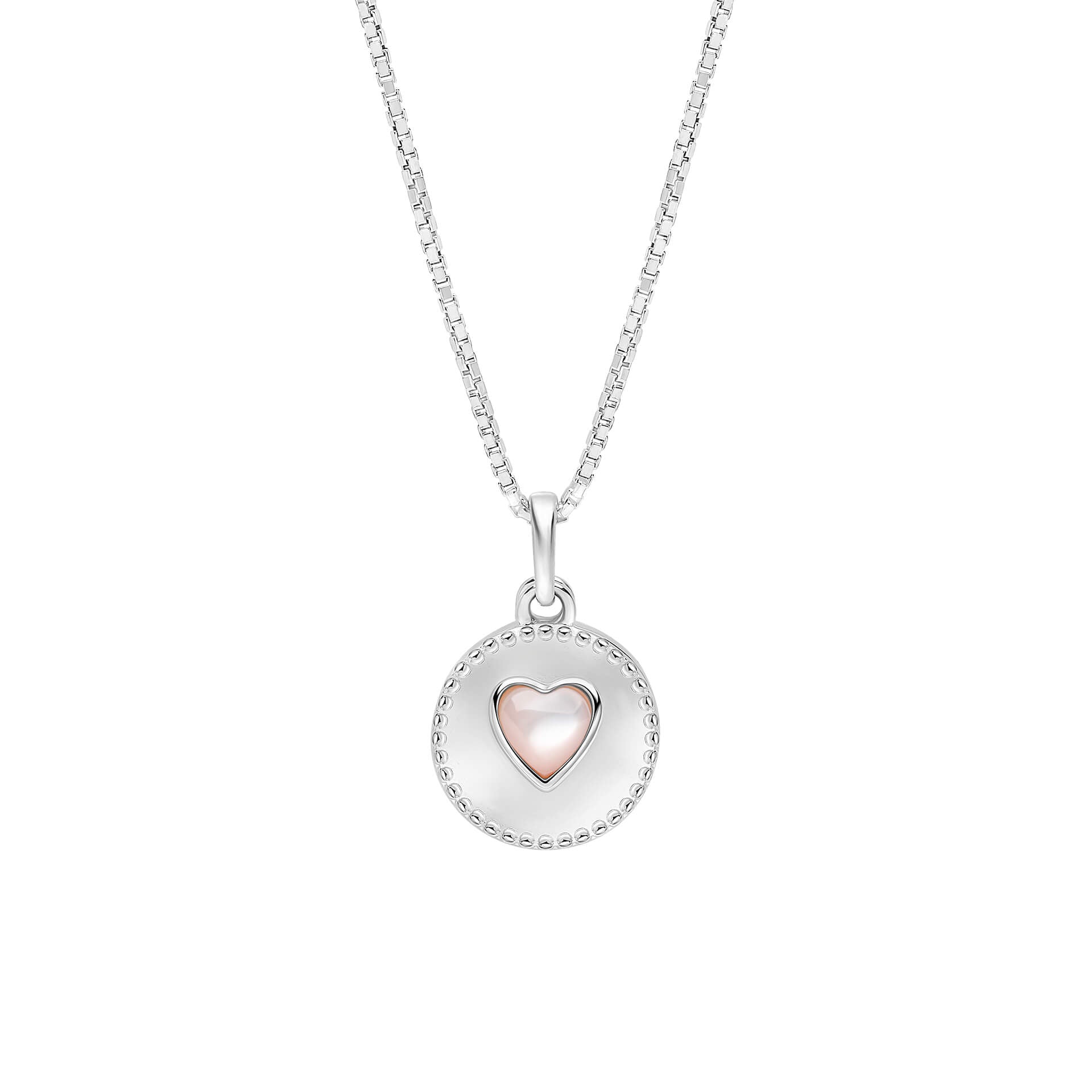 Laura Ashley Silver Kids Rosmere Love Heart Slider Locket