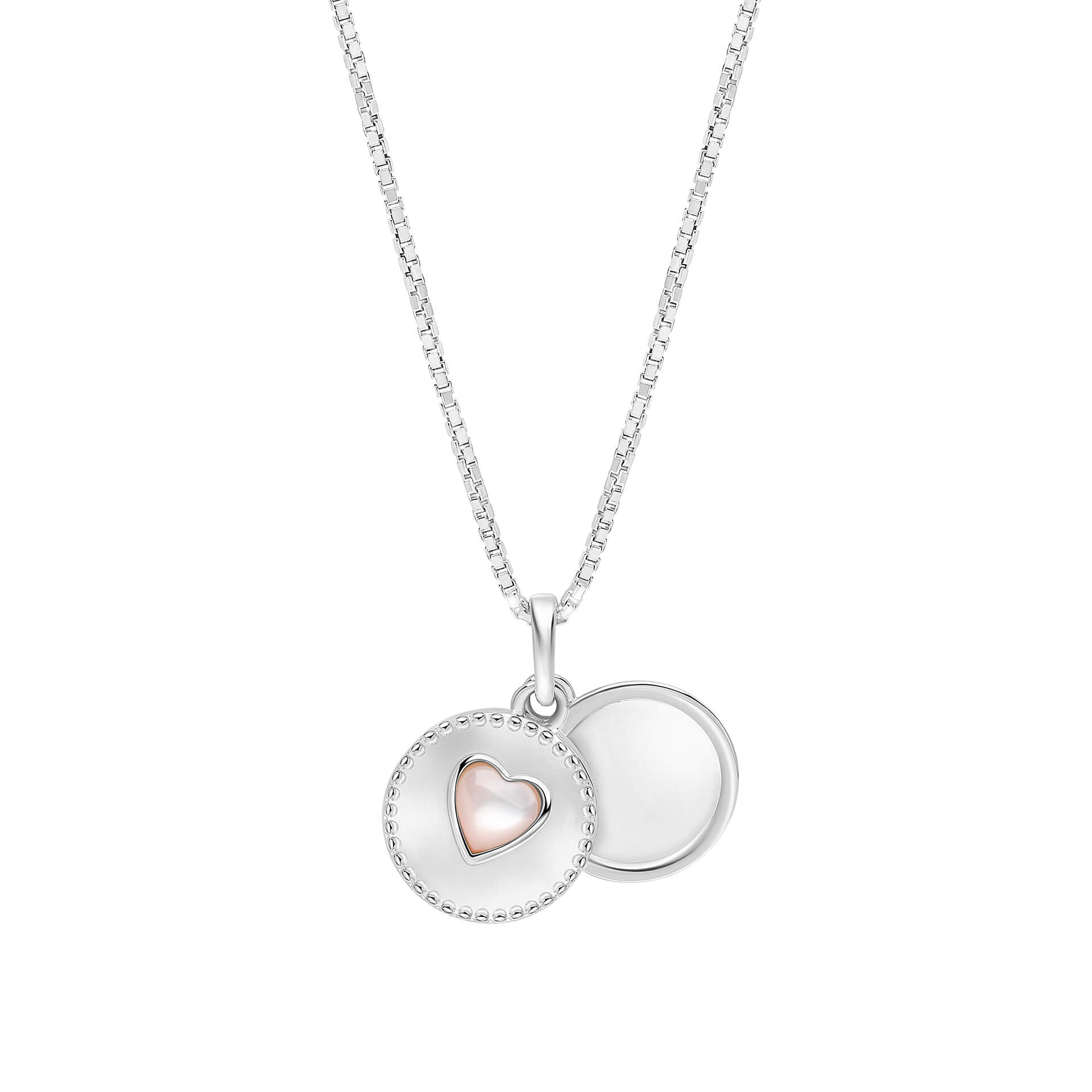 Laura Ashley Silver Kids Rosmere Love Heart Slider Locket
