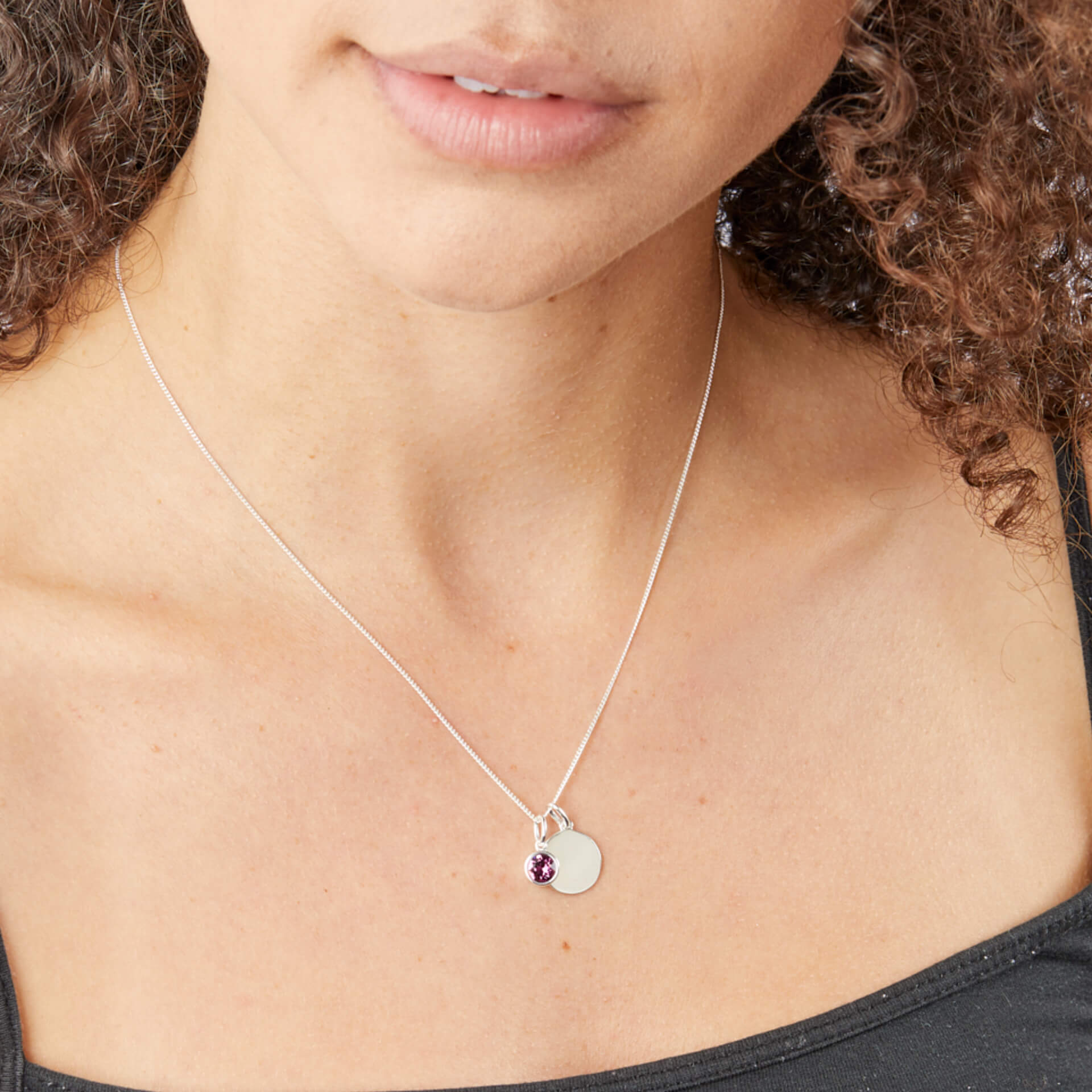 Crystal Birthstone Pendant