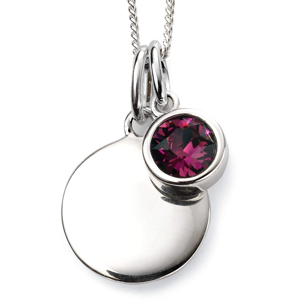 Crystal Birthstone Pendant