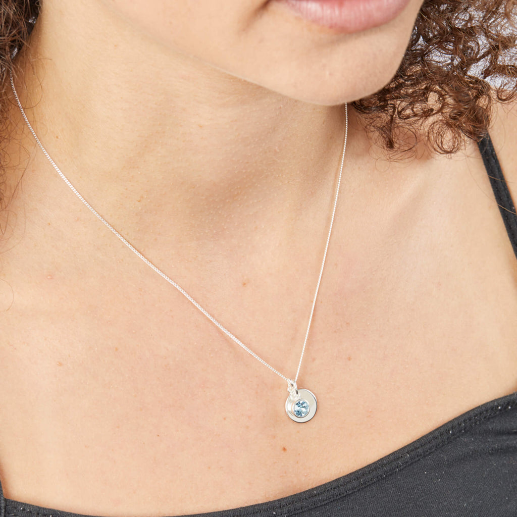 Crystal Birthstone Pendant