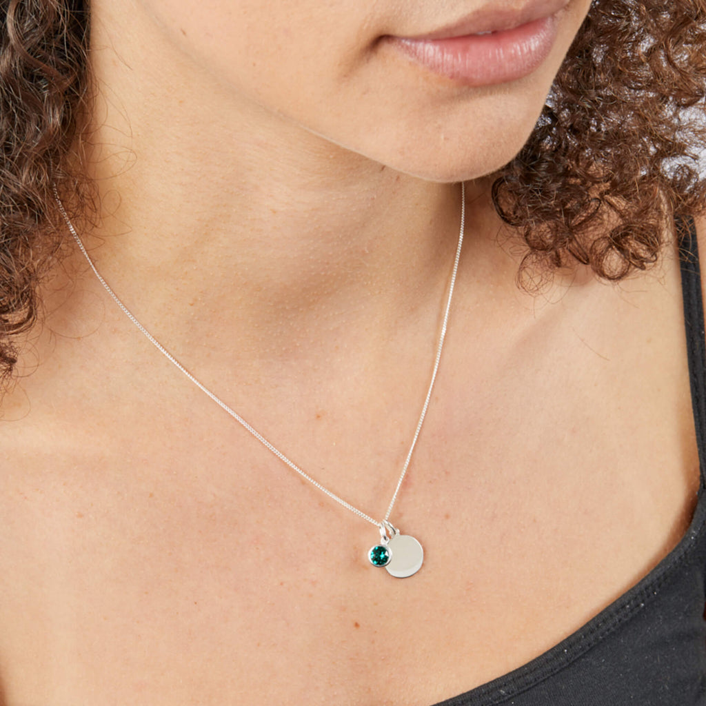 Crystal Birthstone Pendant