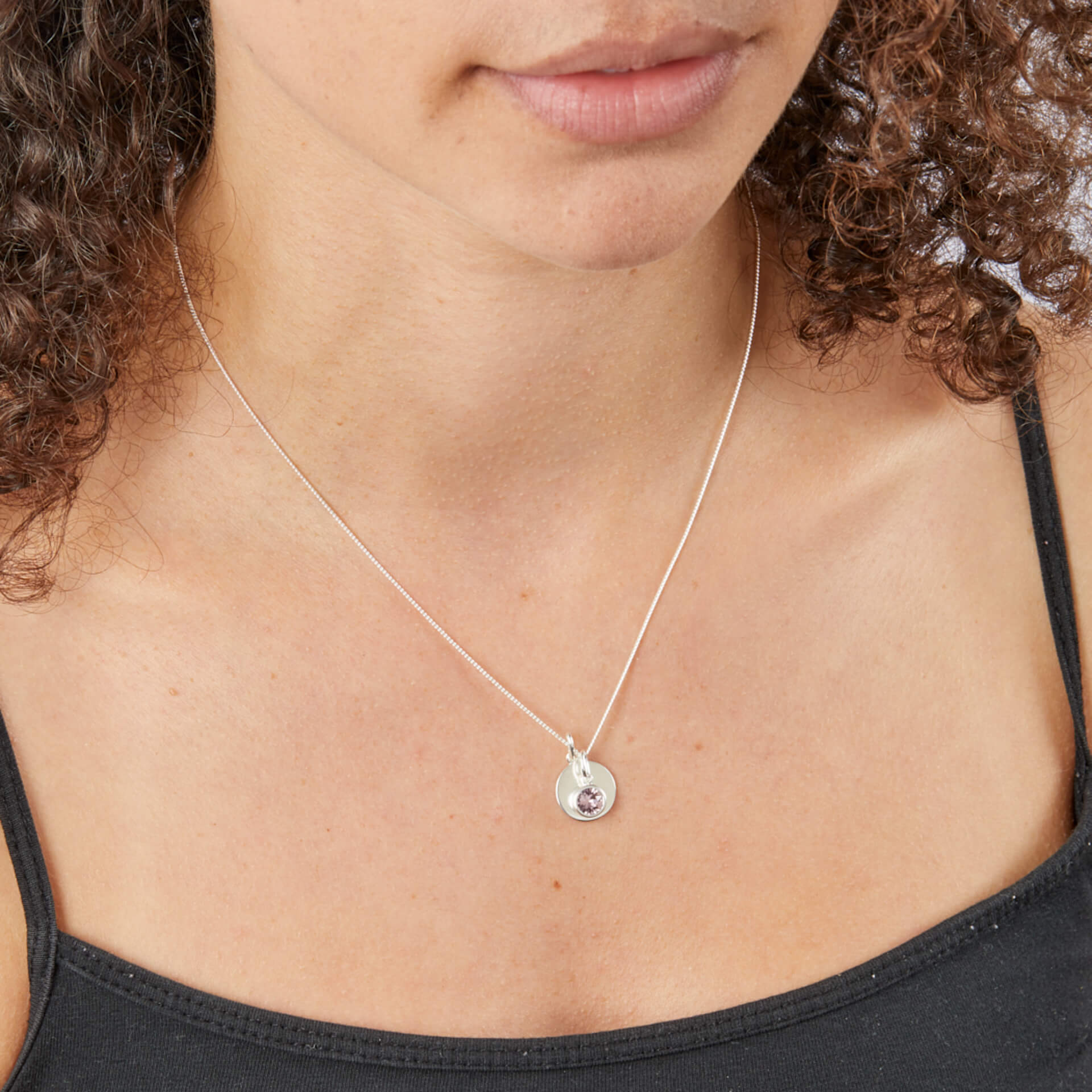 Crystal Birthstone Pendant