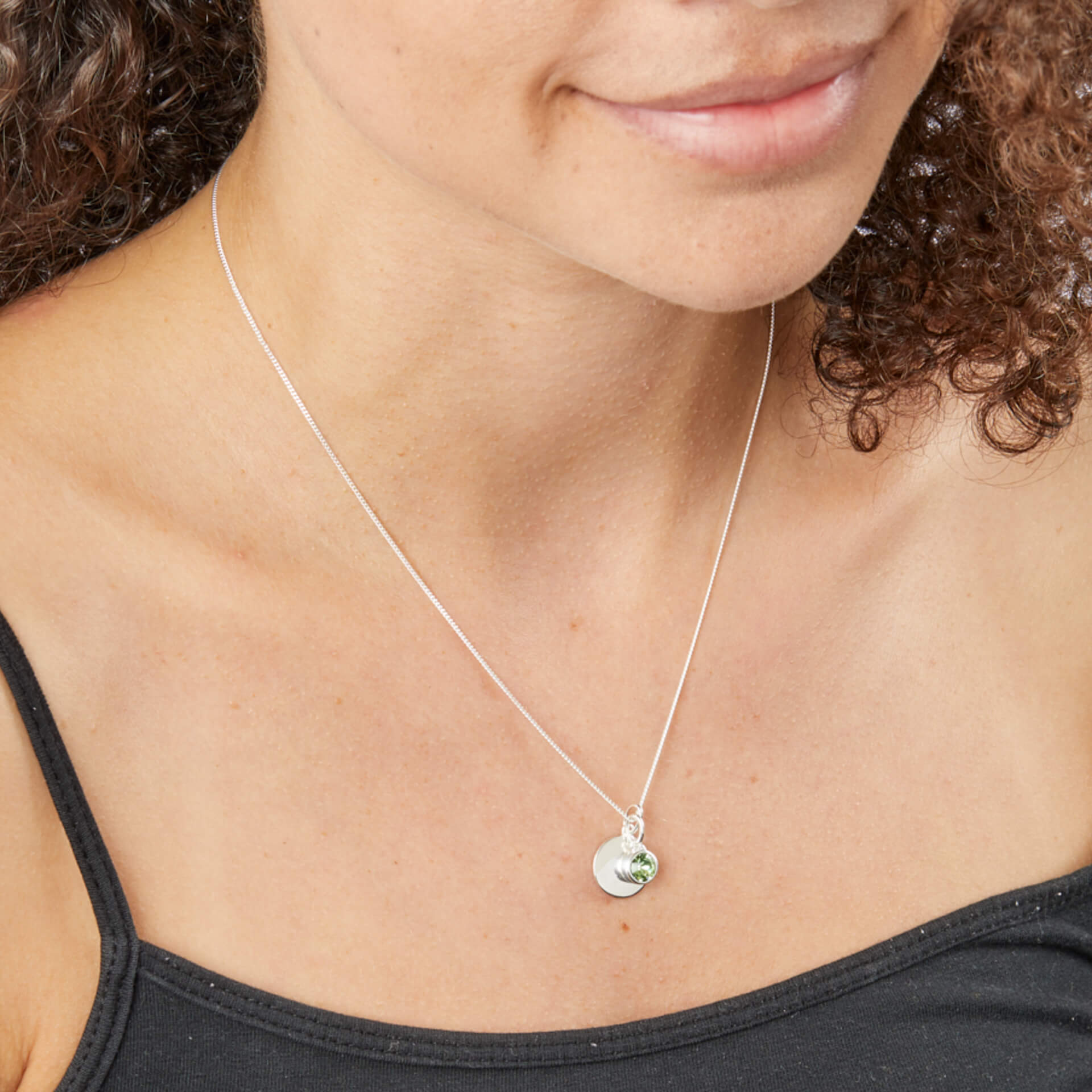Crystal Birthstone Pendant