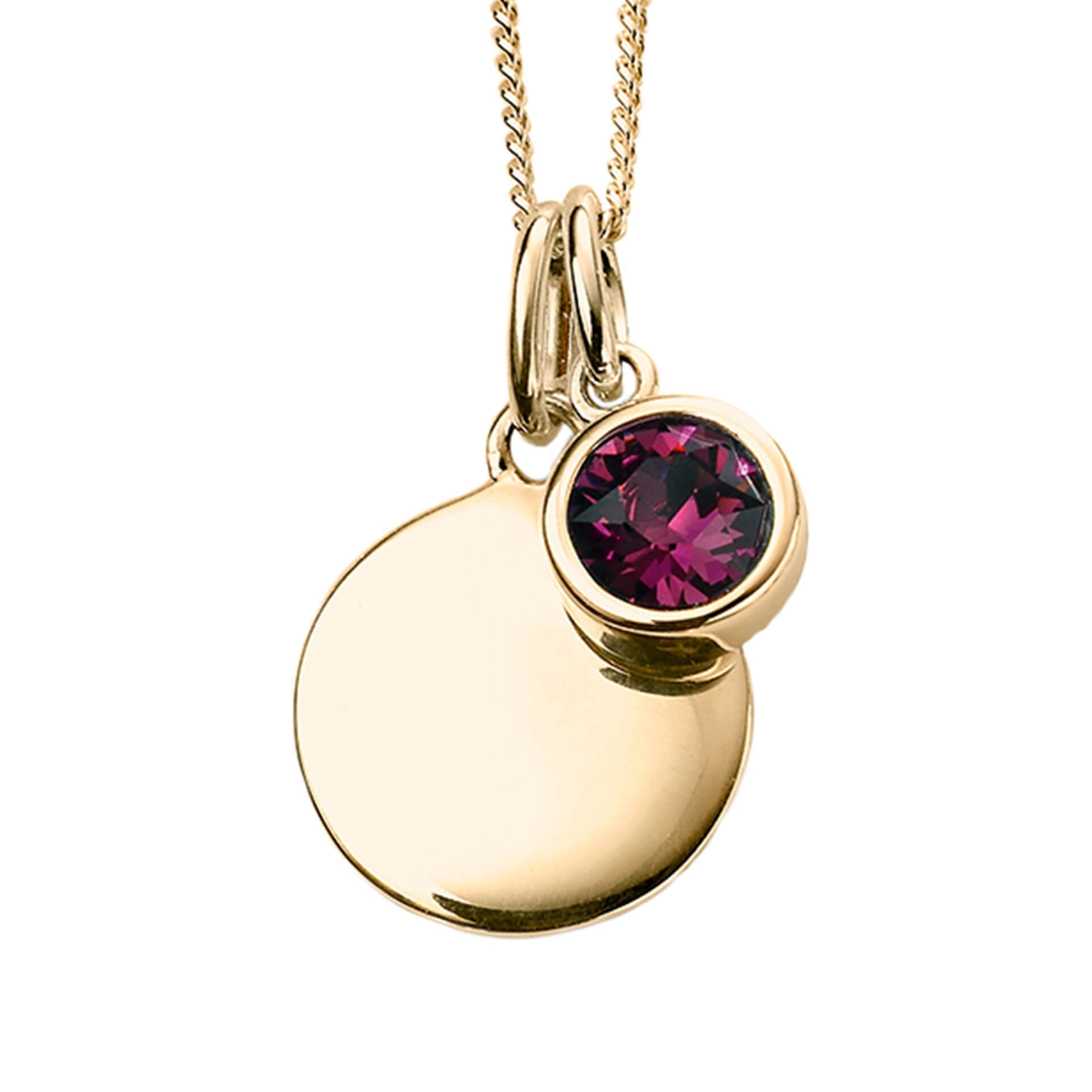 Crystal Birthstone Pendant