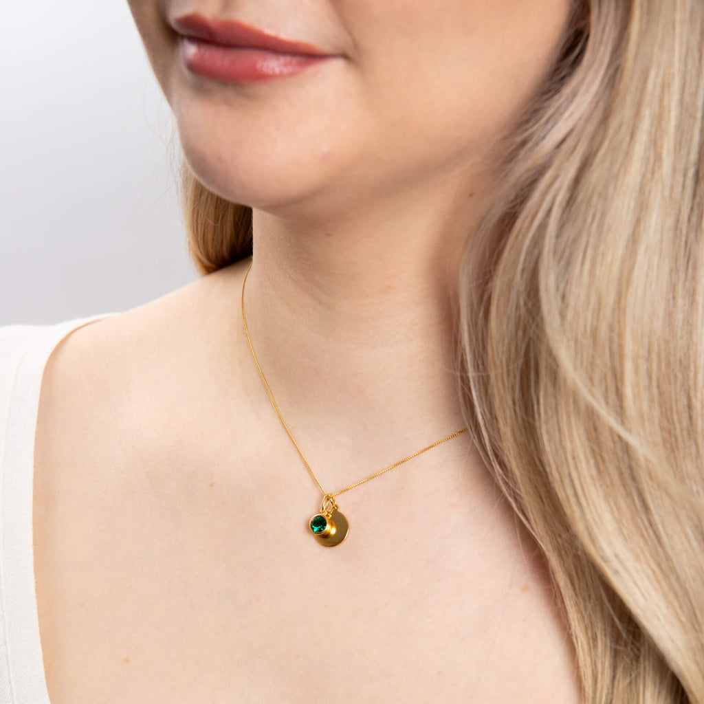 Crystal Birthstone Pendant