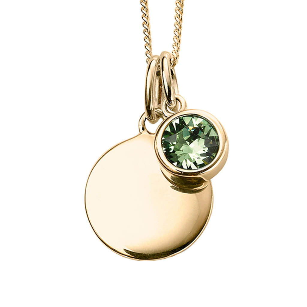 Crystal Birthstone Pendant