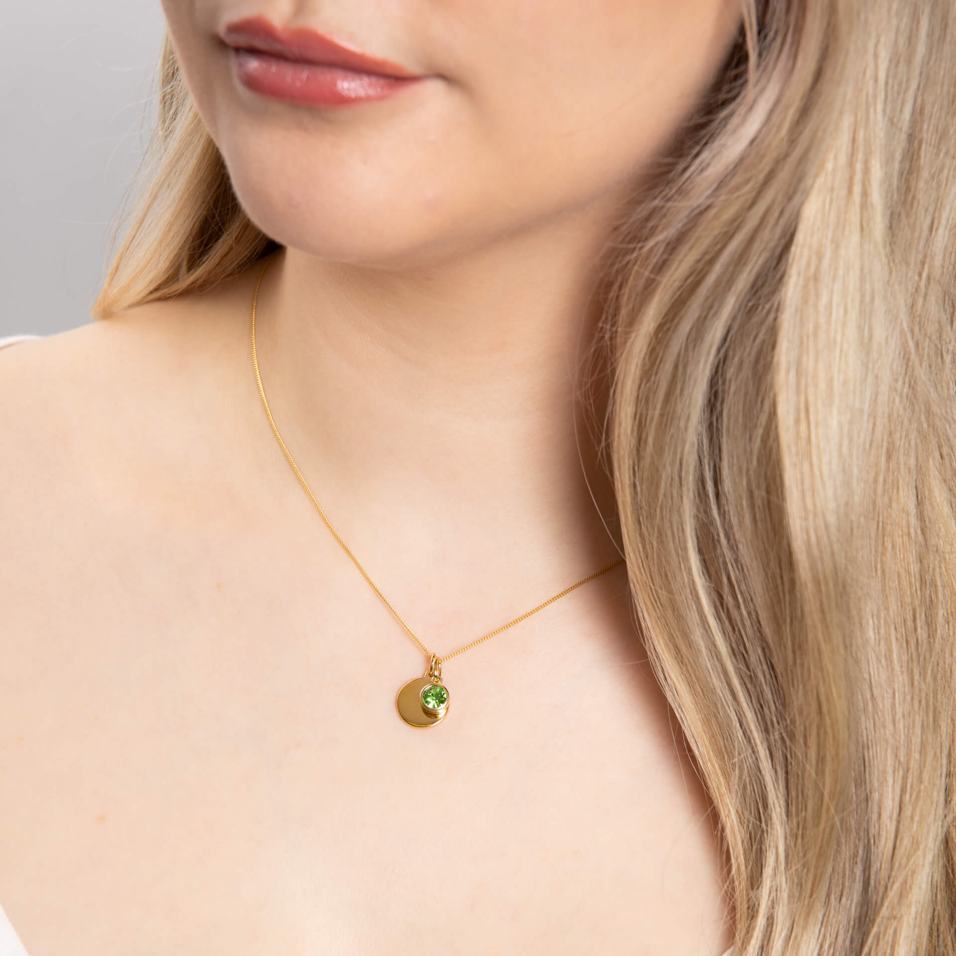 Crystal Birthstone Pendant