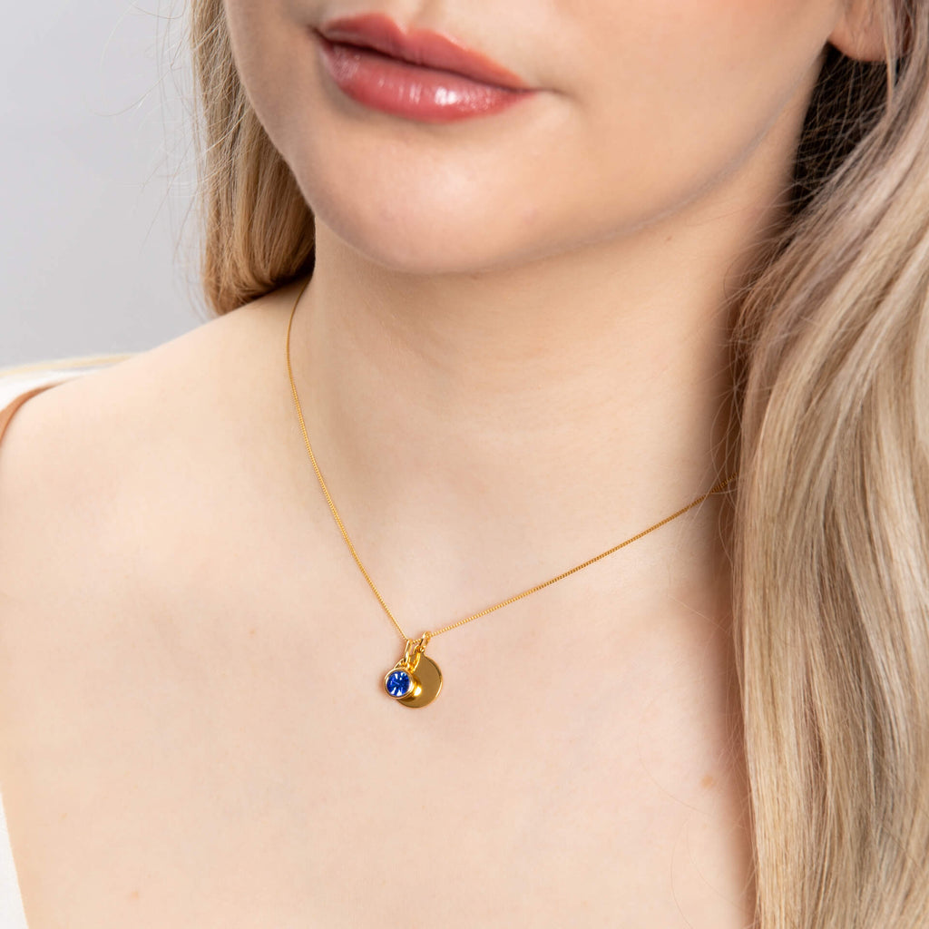 Crystal Birthstone Pendant