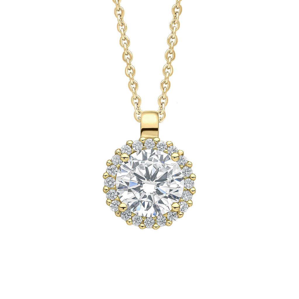 Diamonfire Halo Pendant