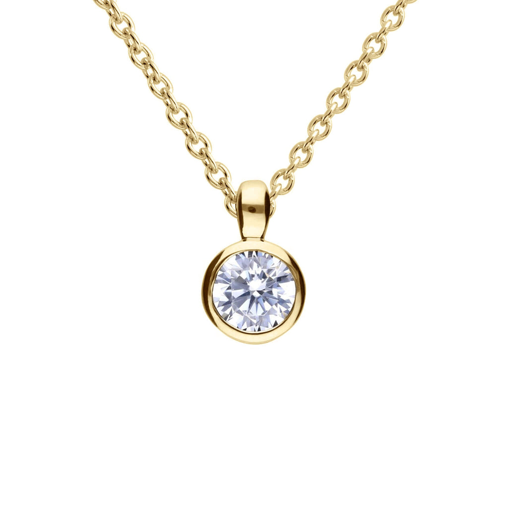 Diamonfire Bezel Set Carat Pendant