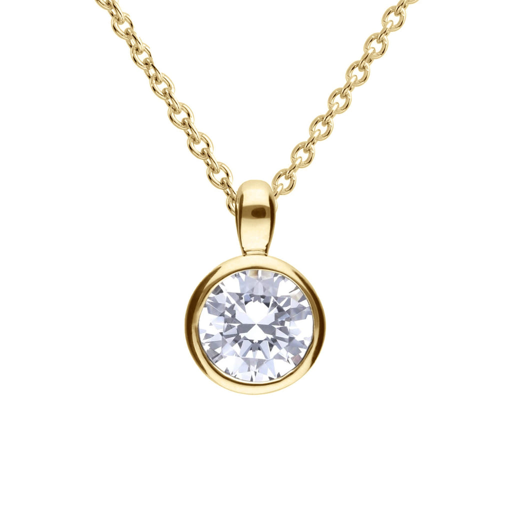 Diamonfire Bezel Set Carat Pendant