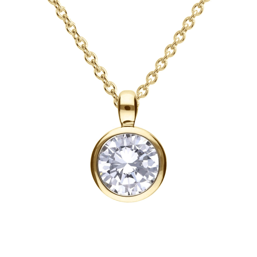 Diamonfire Bezel Set Carat Pendant