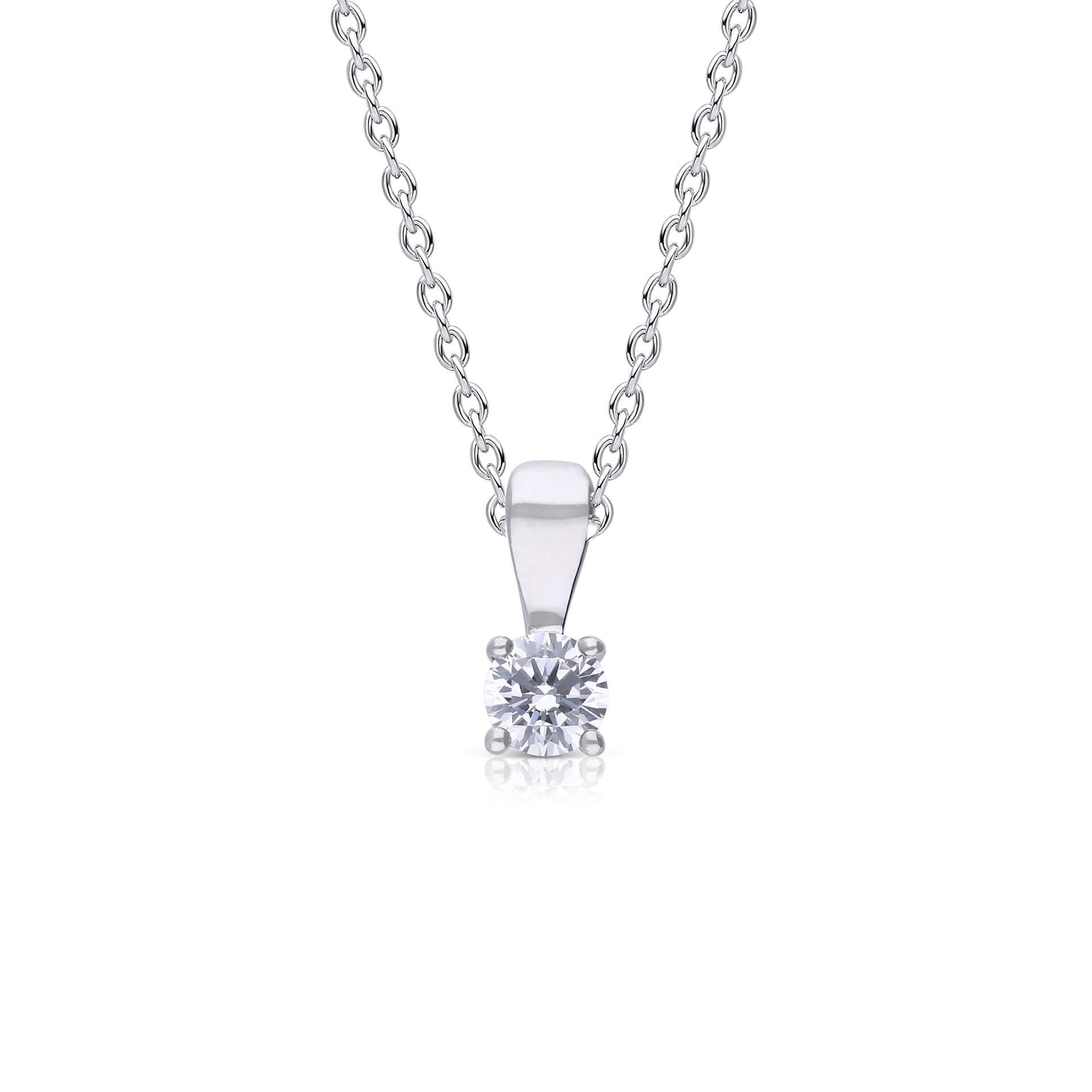 Diamonfire Four Claw Carat Pendant