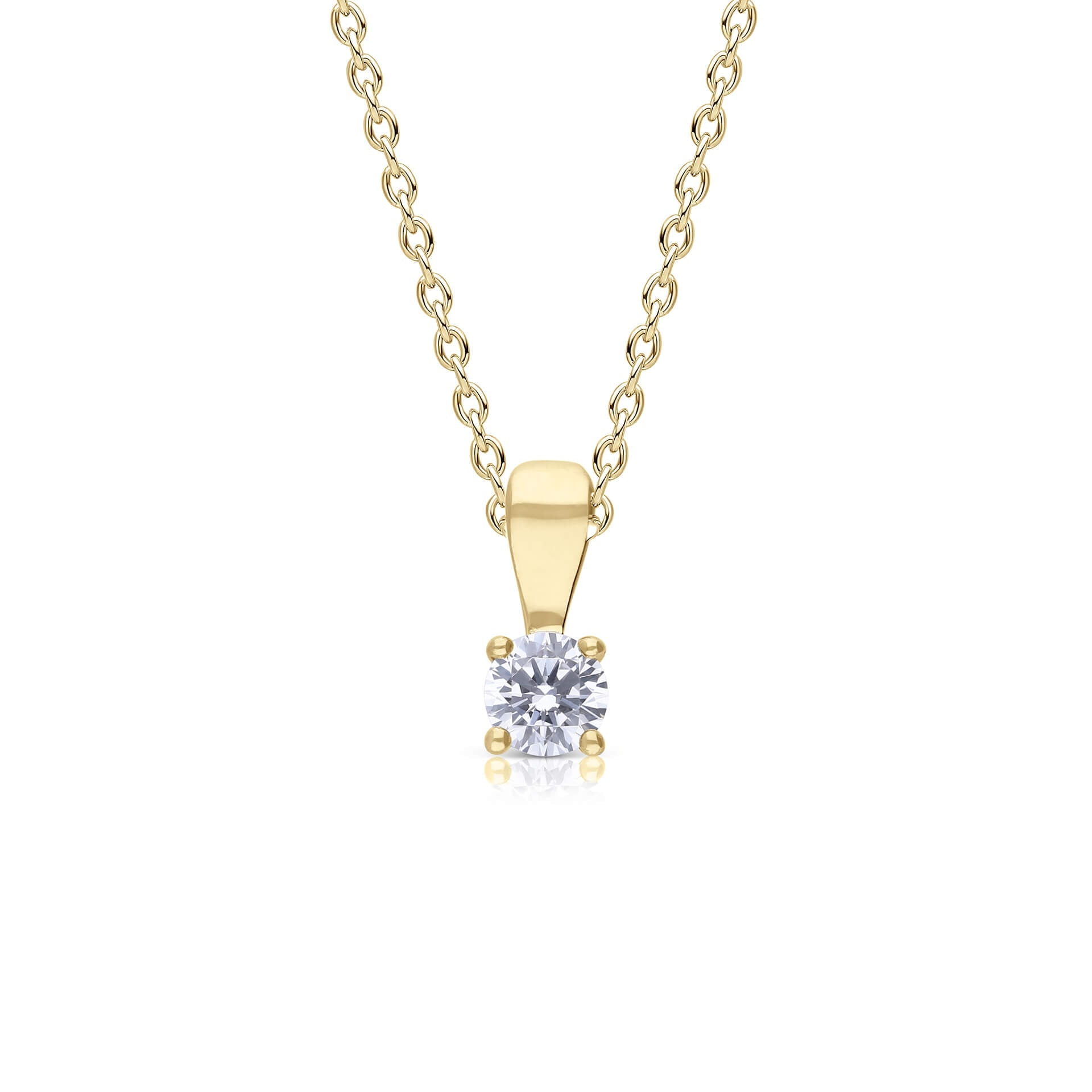 Diamonfire Four Claw Carat Pendant