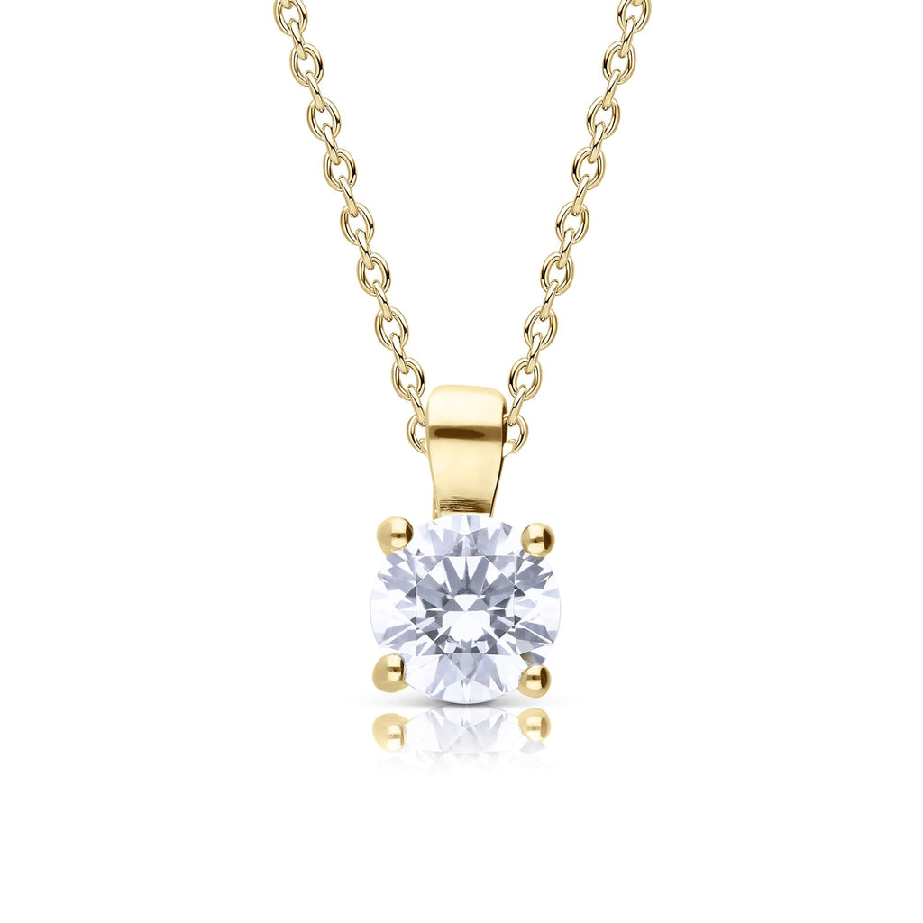 Diamonfire Four Claw Carat Pendant