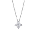 Diamonfire Zirconia Cluster Flower Pendant