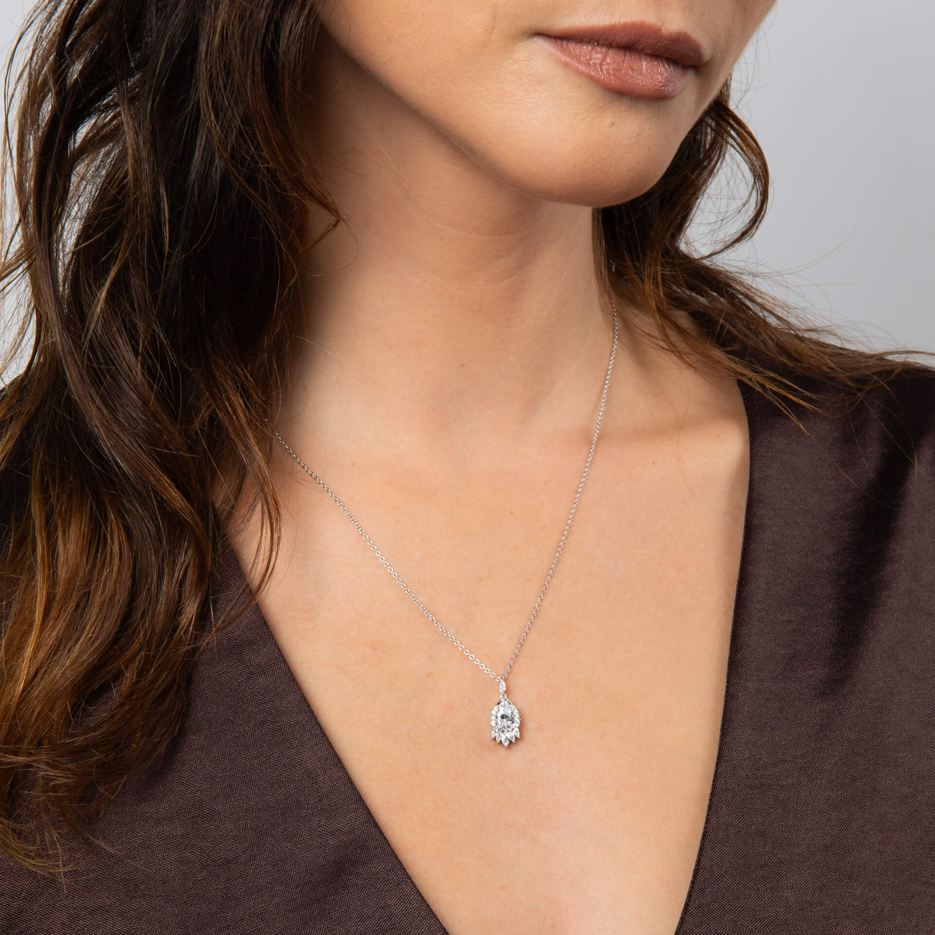 Diamonfire Teardrop Chandelier Pendant