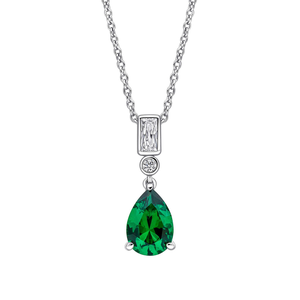 Diamonfire Bezel and Teardrop Pendant