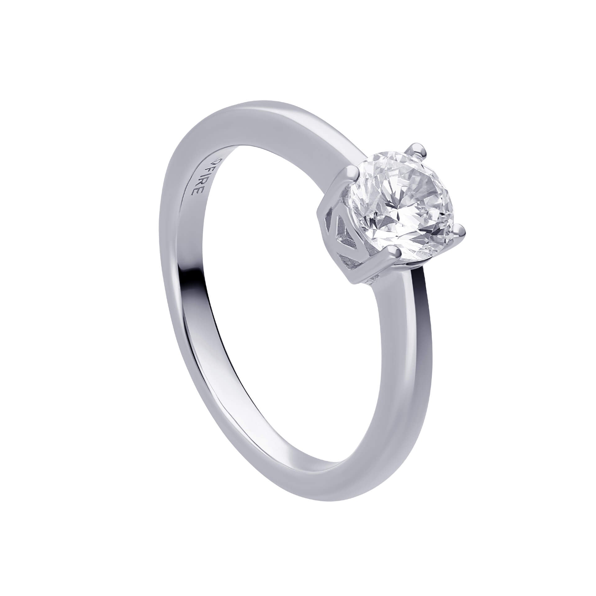 Diamonfire Four Claw Carat Ring