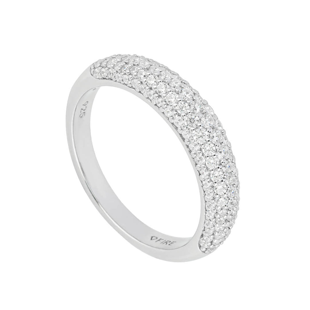 Diamonfire Pave Set Dome Ring
